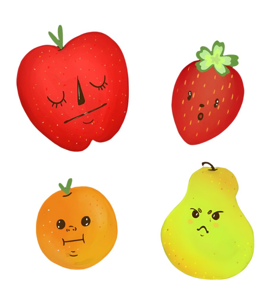 Fruit sticker 8 pack